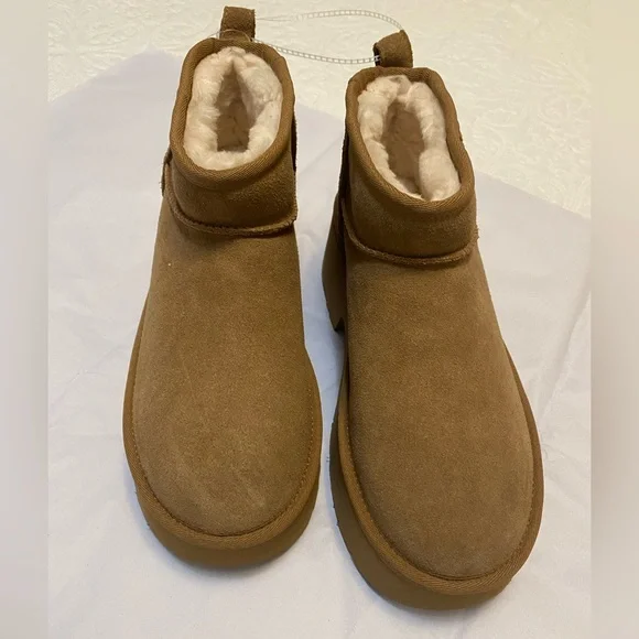 UGG Classic Ultra Mini New Heights Platform Boots - Picture 7 of 12